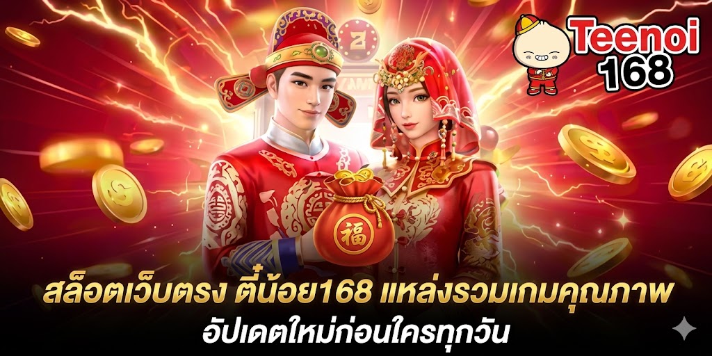 สล็อตเว็บตรง ตี๋น้อย168 แหล่งรวมเกมคุณภาพ อัปเดตใหม่ก่อนใครทุกวัน